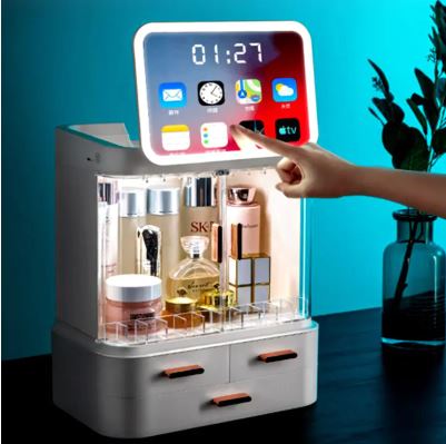 Mini armoire de rangement à écran LED